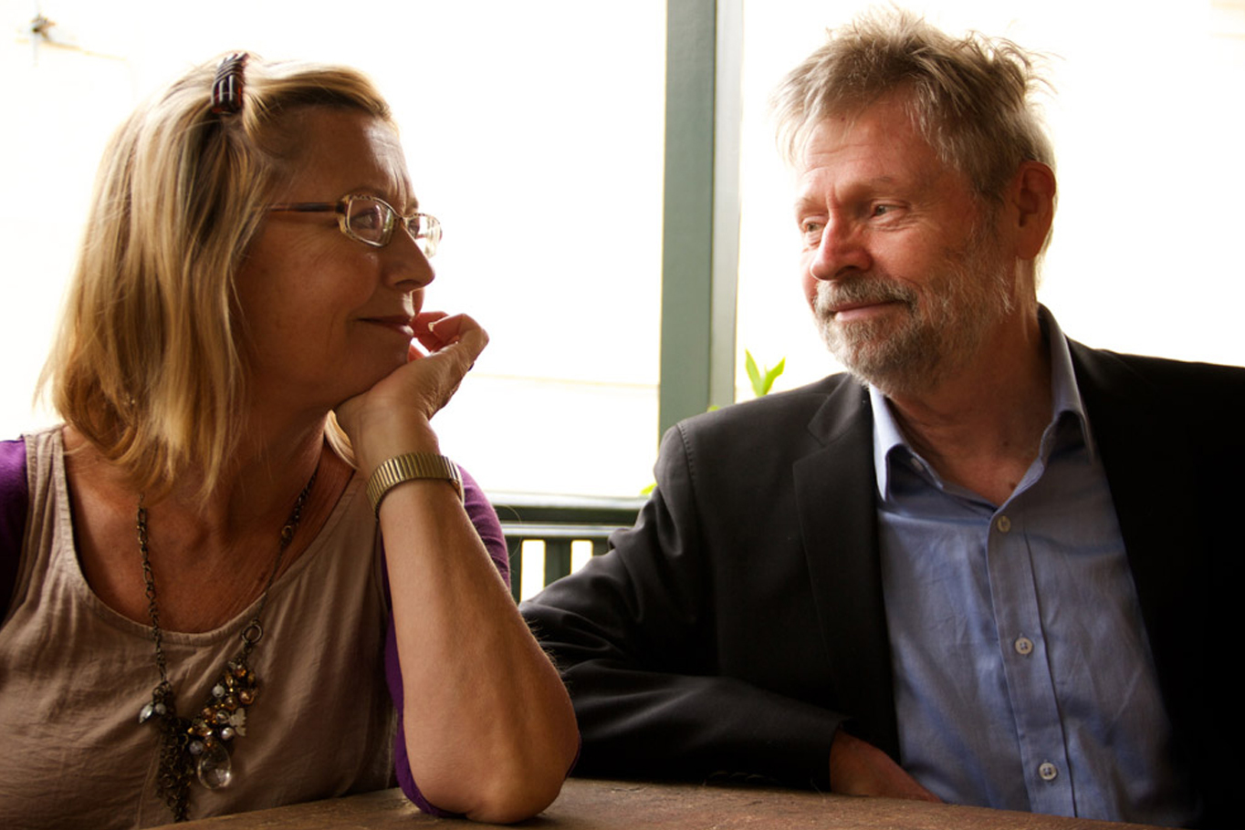 Ross Edwards with wife Helen